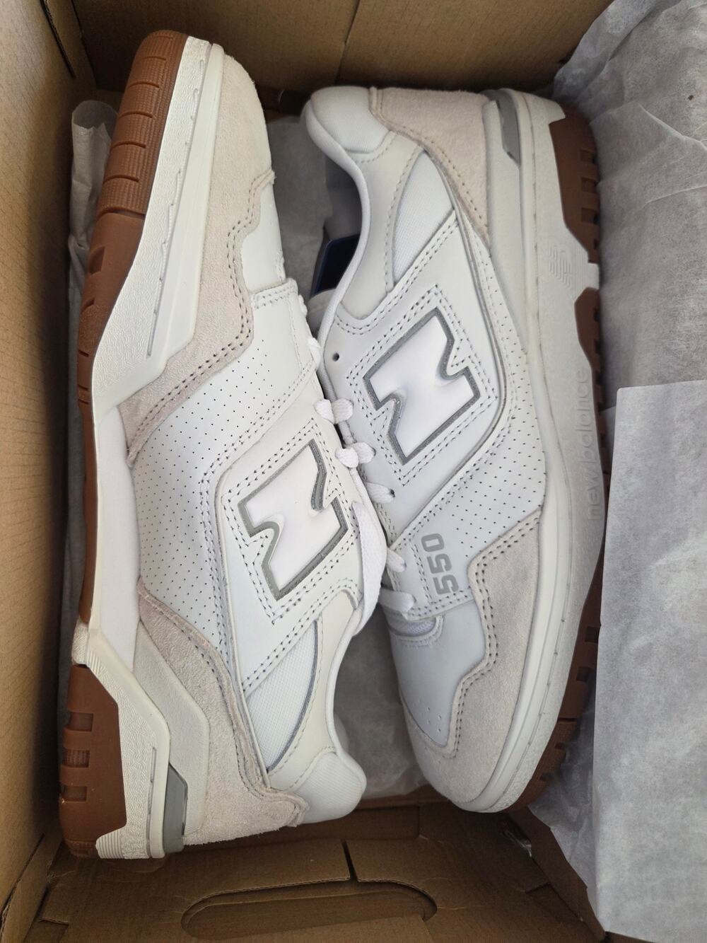 New Balance 550 "White Gum" BB550WGU β Brand New / Deadstock